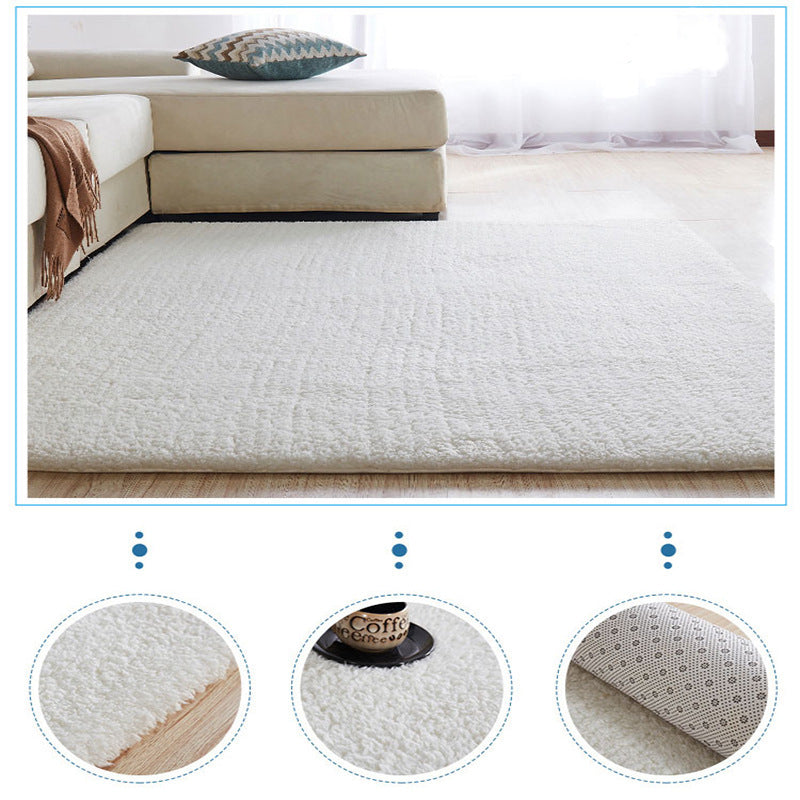 Faux Cashmere Long Wool Carpet