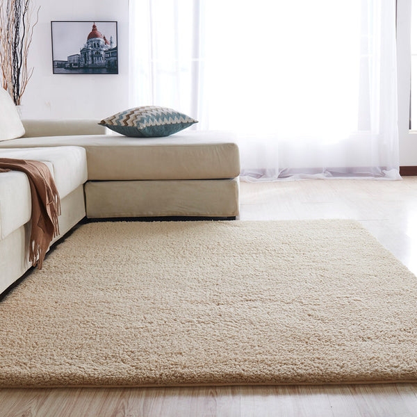 Faux Cashmere Long Wool Carpet